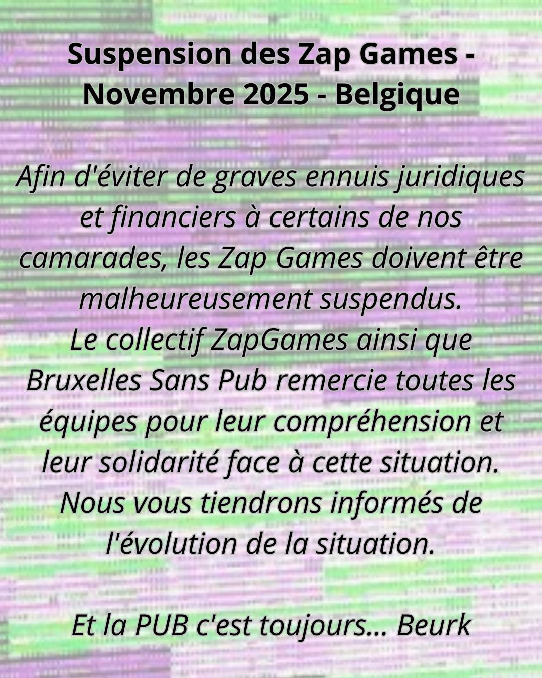Zap games LE JEU D’ACTION-SUBVERSION contre la pub et son monde